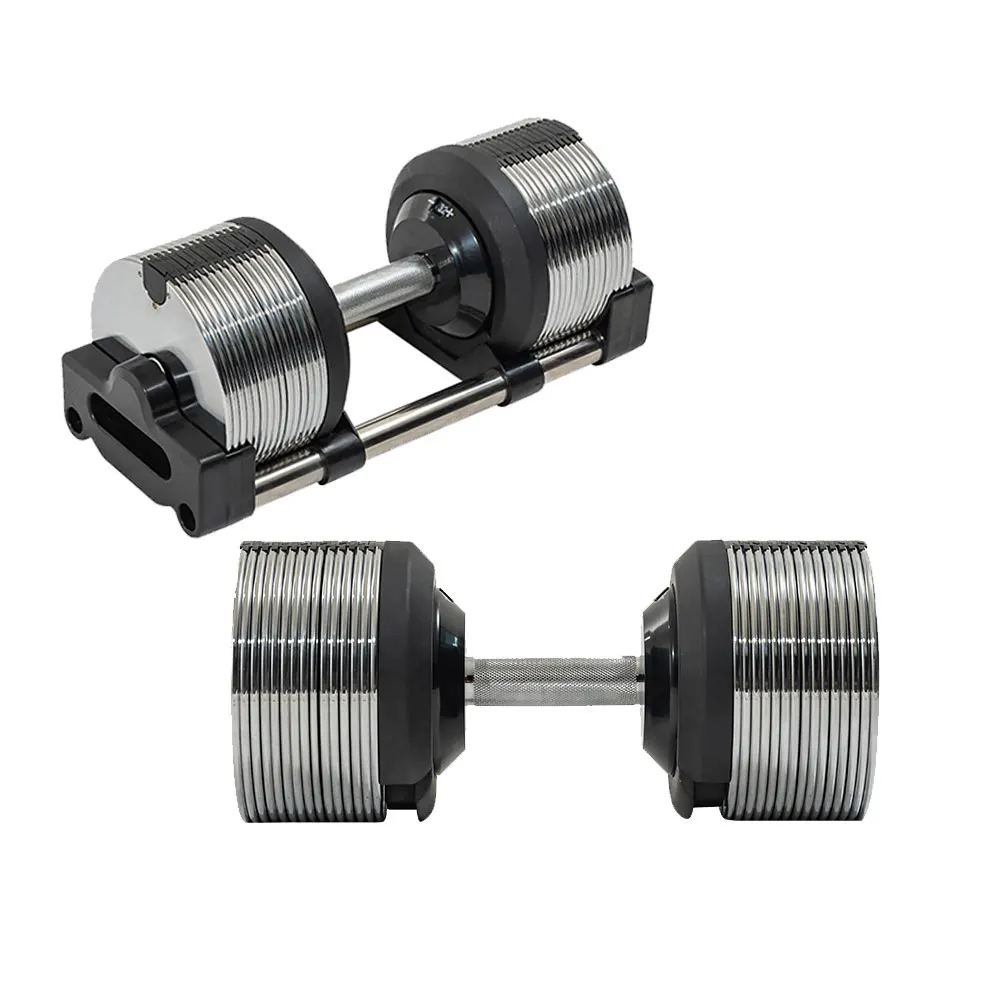 Adjustable Stainless Steel Dum - Adjustable Dumbbell Pair 40Kg recension och pris
