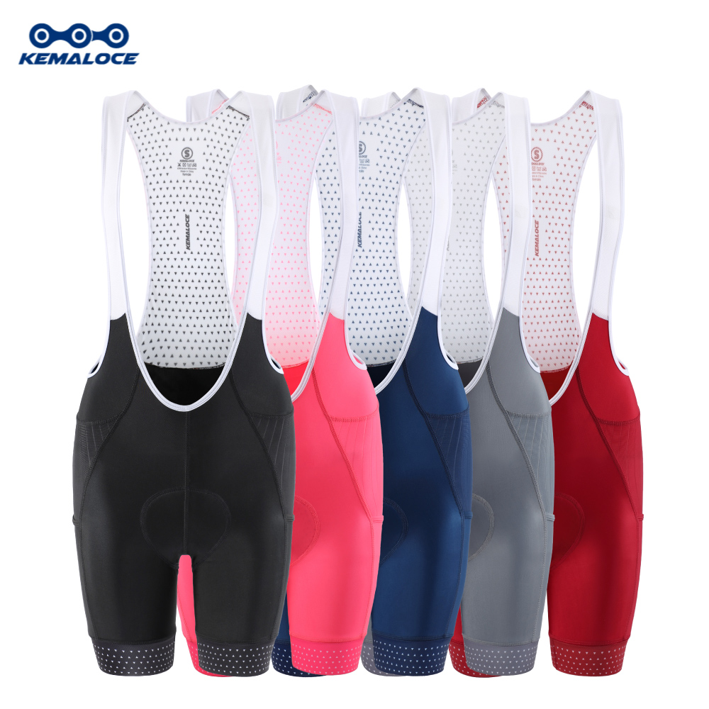 KEMALOCE Women's Cycling Bib S - Padded Cycling Shorts 5D Gel recension och pris