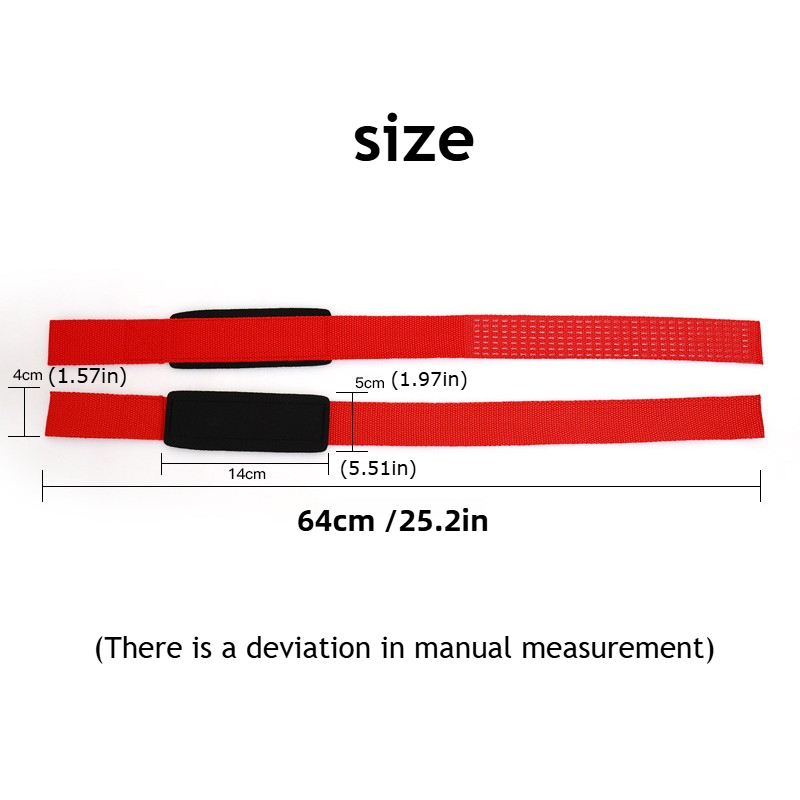 2Pcs Gym Lifting Straps Fitnes - Wrist Wraps Weightlifting Support recension och pris