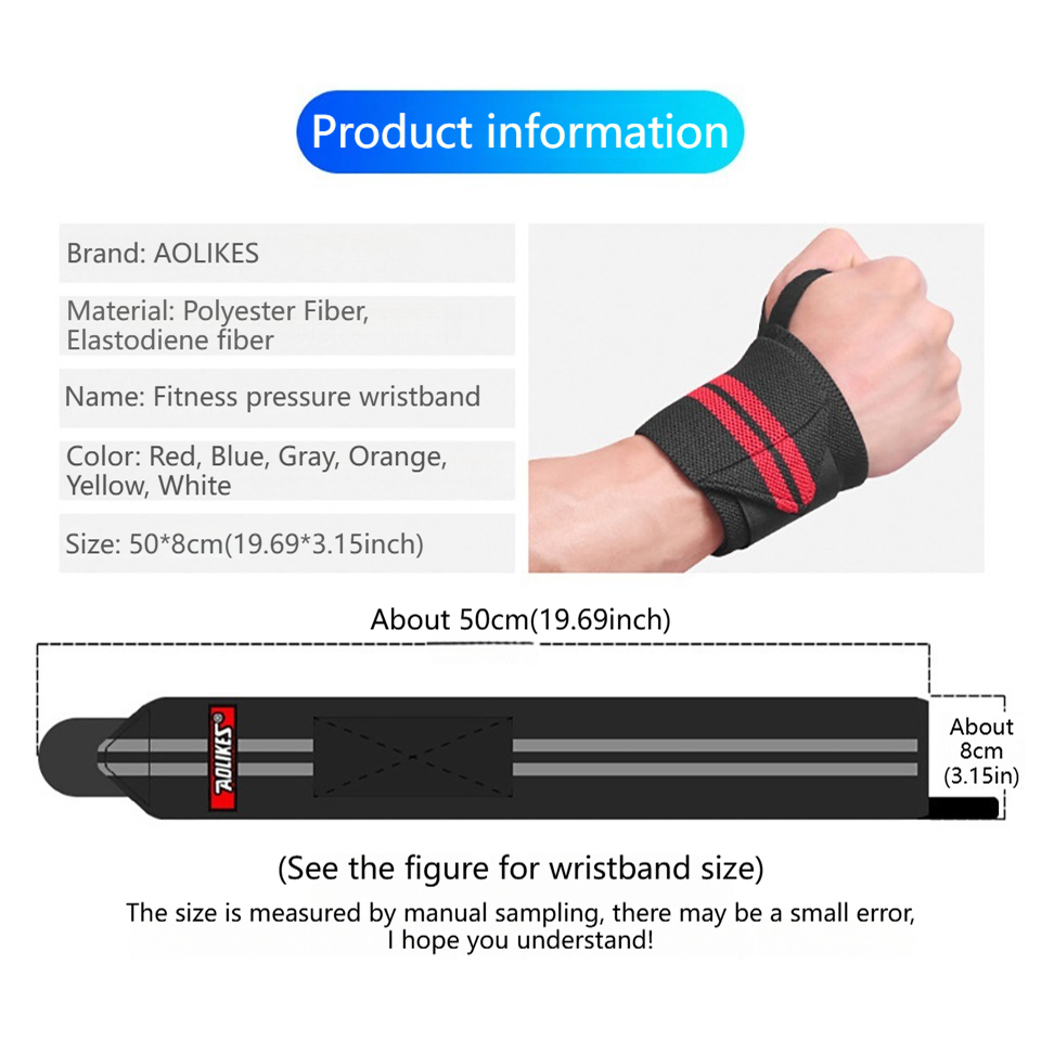 AOLIKES Fitness Wrist Wraps We - Wrist Wraps Weightlifting Support recension och pris
